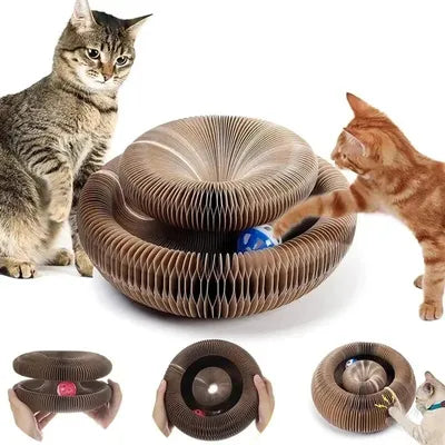 KatzFlex™ - Rascador Interactivo para Gatos