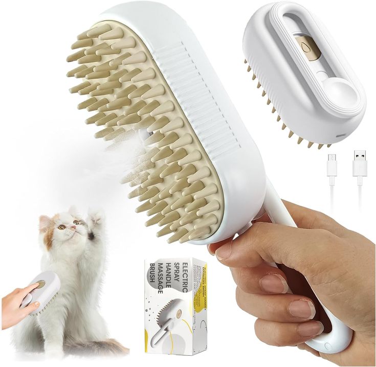 VapoGroom – Cepillo a Vapor para Mascotas